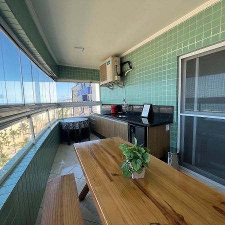 Apartamento Guilhermina De Frente Para O Mar برايا جراندي المظهر الخارجي الصورة