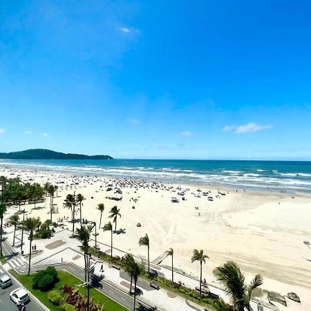 Apartamento Guilhermina De Frente Para O Mar برايا جراندي المظهر الخارجي الصورة