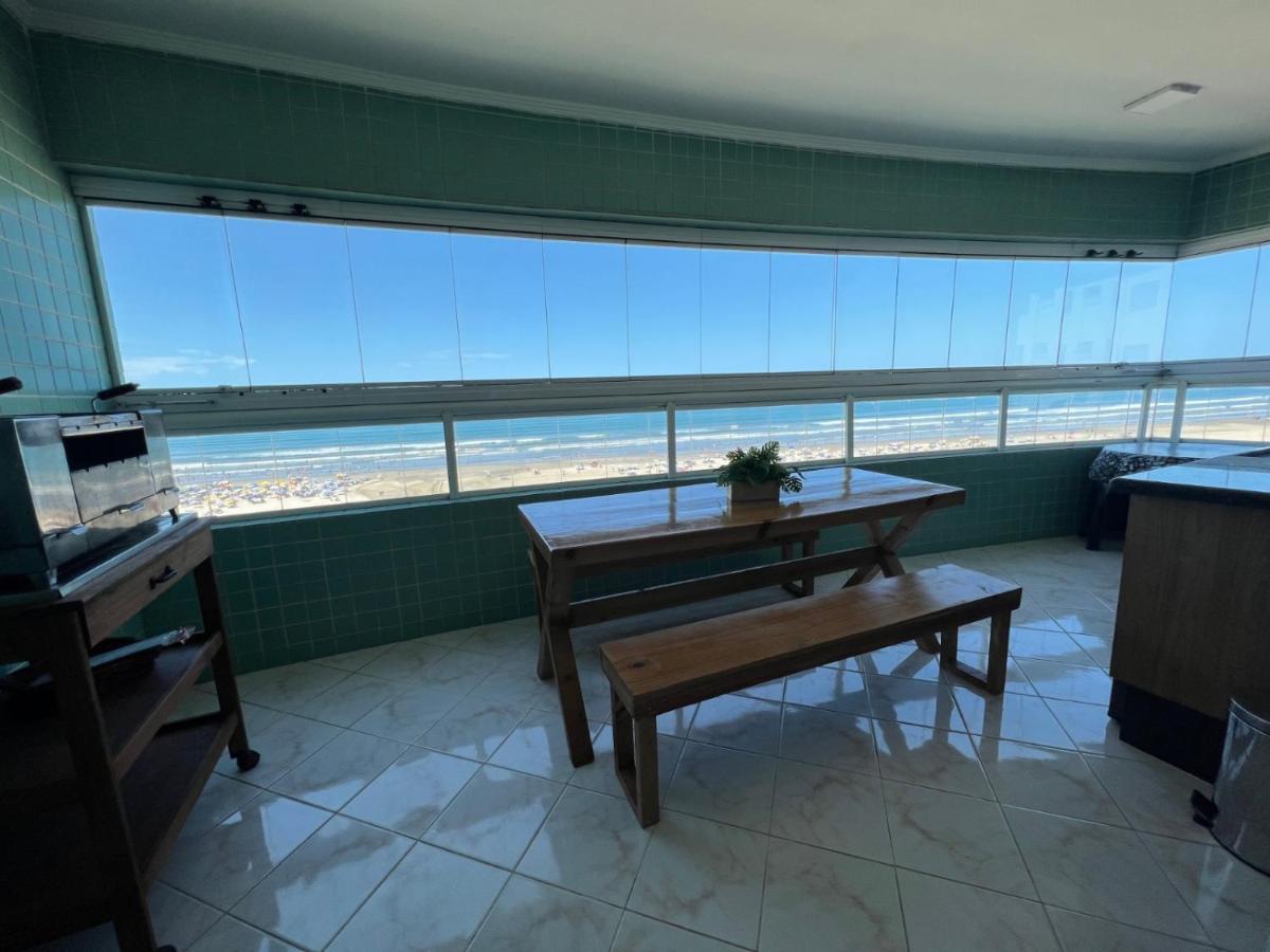 Apartamento Guilhermina De Frente Para O Mar برايا جراندي المظهر الخارجي الصورة